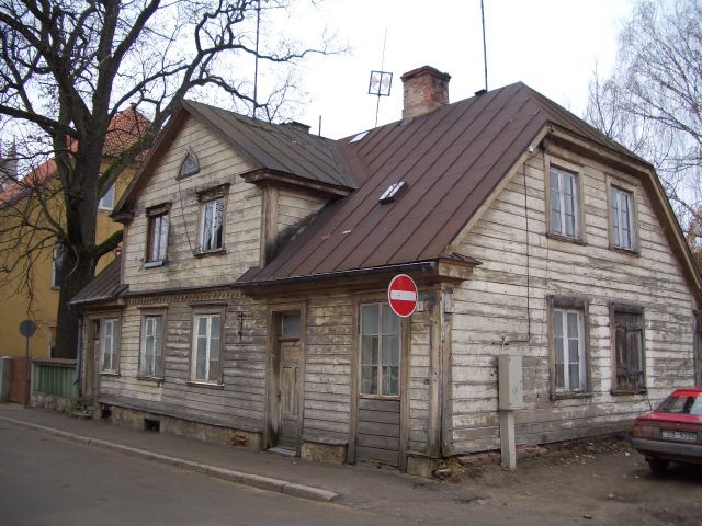 Typisches Holzhaus