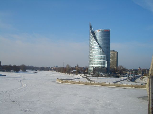 Daugava gefroren